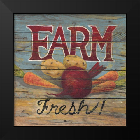 Farm Fresh I Black Modern Wood Framed Art Print by Fisk, Arnie