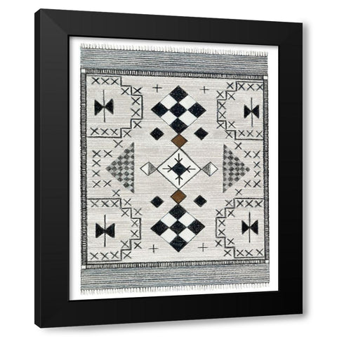 Magic Carpet Ride II Black Modern Wood Framed Art Print by Stajan-Ferkul, Andrea