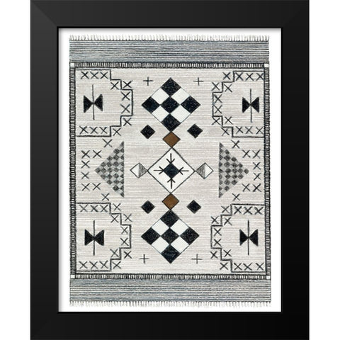 Magic Carpet Ride II Black Modern Wood Framed Art Print by Stajan-Ferkul, Andrea