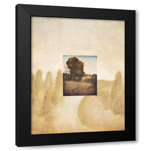 Dream House II Black Modern Wood Framed Art Print by Miller, Ronald