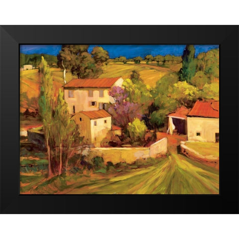 La Femme en Provence Black Modern Wood Framed Art Print by Craig, Philip