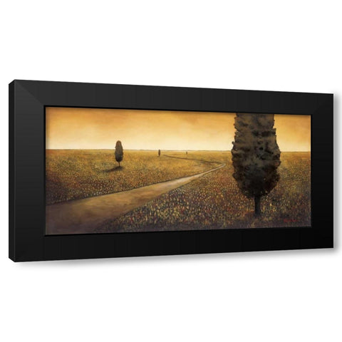Infinite Dreamscape Black Modern Wood Framed Art Print by St.Germain, Patrick