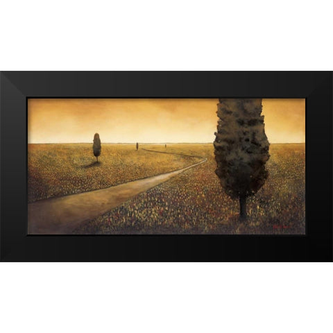 Infinite Dreamscape Black Modern Wood Framed Art Print by St.Germain, Patrick