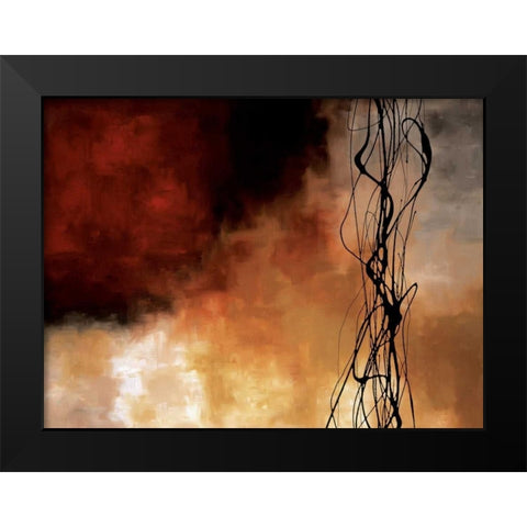 Autumn Song Black Modern Wood Framed Art Print by Maitland, Laurie