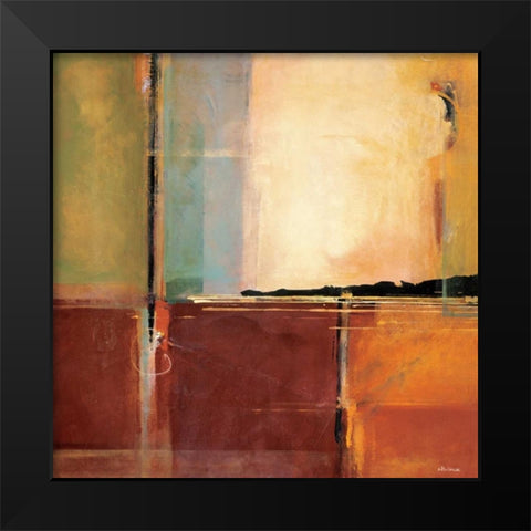 Breakers Black Modern Wood Framed Art Print by Li-Leger, Noah