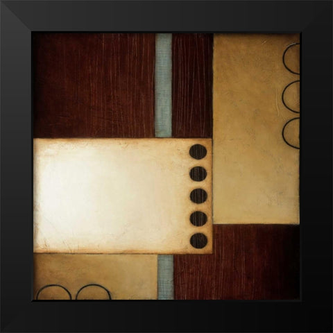 The Crossing Black Modern Wood Framed Art Print by Eve