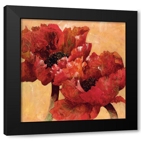Duet Black Modern Wood Framed Art Print by Kamikura, Joyce