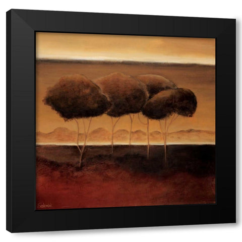 Vista de Espanole Black Modern Wood Framed Art Print with Double Matting by Salemink-Roos, Ursula