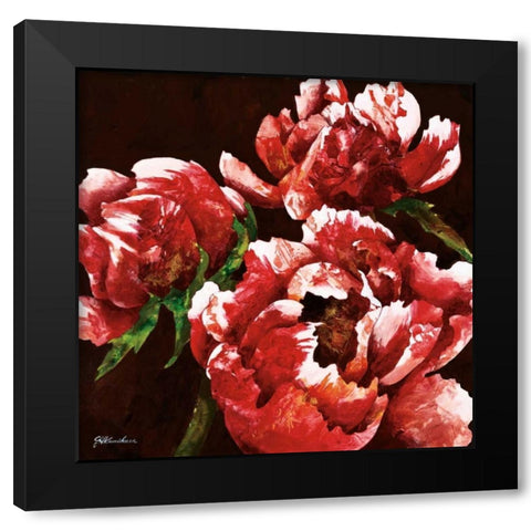 Glory Be To Black Modern Wood Framed Art Print with Double Matting by Kamikura, Joyce