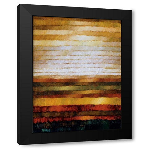 Preria Black Modern Wood Framed Art Print by Burdy, Zenon