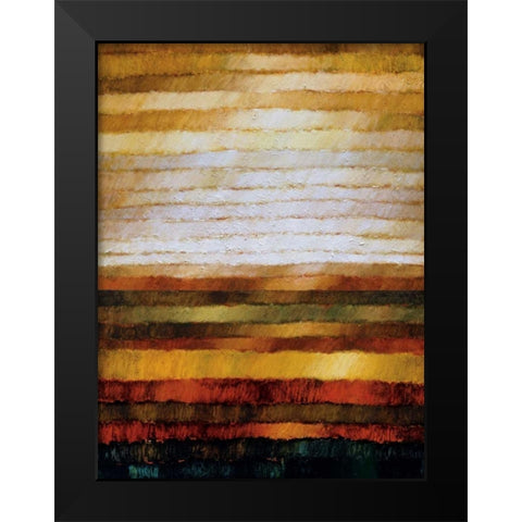 Preria Black Modern Wood Framed Art Print by Burdy, Zenon