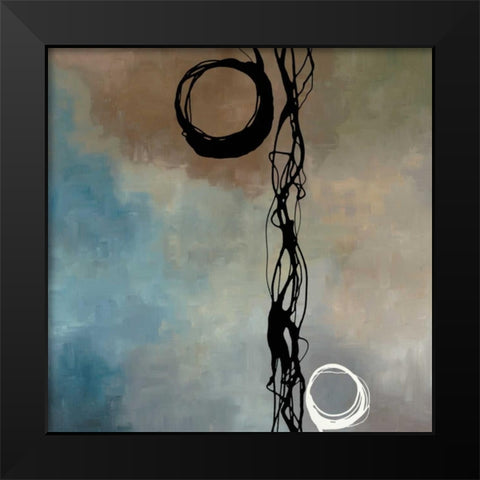 A Foggy Day Black Modern Wood Framed Art Print by Maitland, Laurie