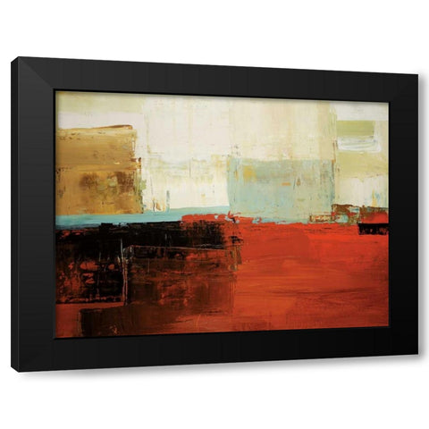 Umber Tones Black Modern Wood Framed Art Print with Double Matting by Colbert , Peter
