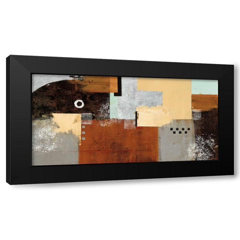 Enticing Black Modern Wood Framed Art Print with Double Matting by Villarreal Santos, Nancy