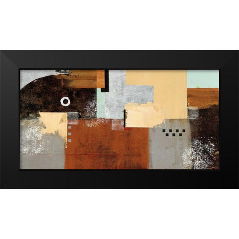 Enticing Black Modern Wood Framed Art Print by Villarreal Santos, Nancy
