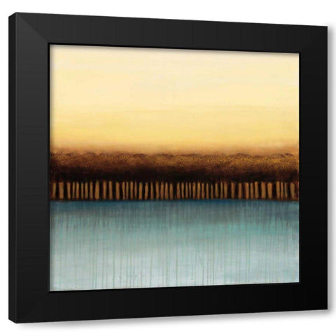 Unity Black Modern Wood Framed Art Print with Double Matting by Eve
