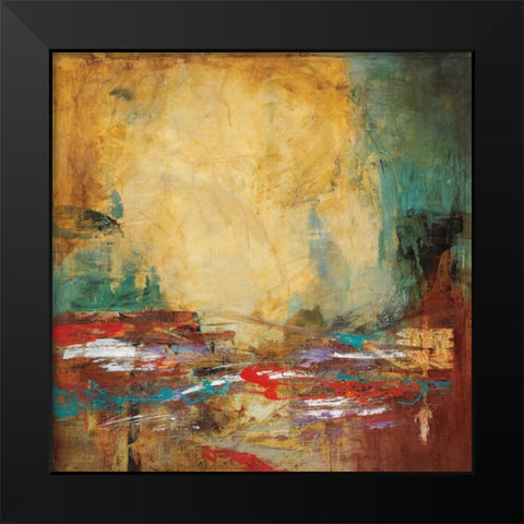 Abulia Black Modern Wood Framed Art Print by Villarreal Santos, Nancy