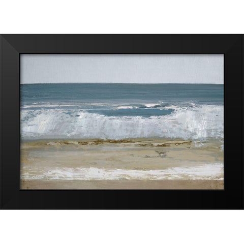 Spindrift 2 Black Modern Wood Framed Art Print by Gold, Caroline