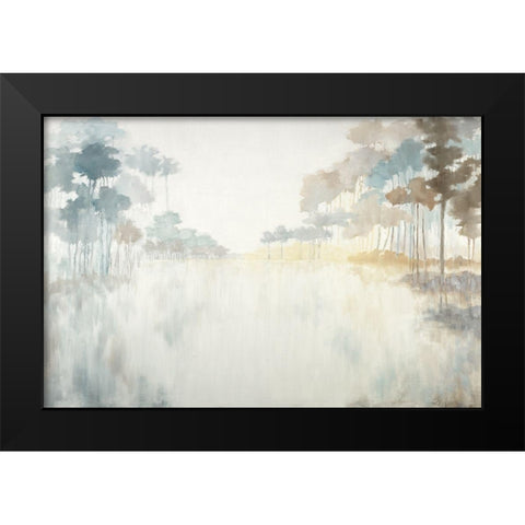 Bayou Black Modern Wood Framed Art Print by Ellens, Jacqueline