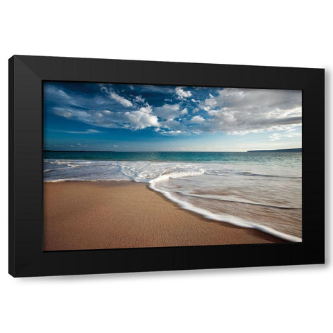 Calm Waters Black Modern Wood Framed Art Print with Double Matting by Frates, Dennis