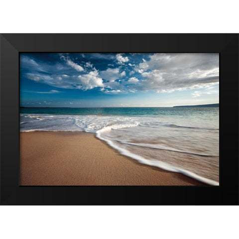 Calm Waters Black Modern Wood Framed Art Print by Frates, Dennis