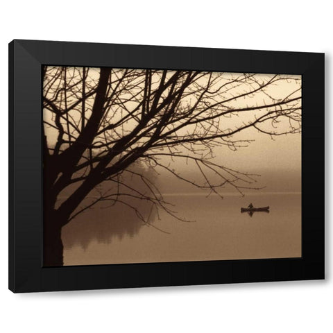 Quiet Seclusion I Black Modern Wood Framed Art Print by Harris, Keith