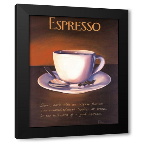 Urban Espresso Black Modern Wood Framed Art Print with Double Matting by Kenton, Paul