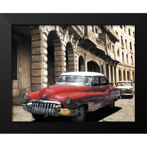 Cuban Cars I Black Modern Wood Framed Art Print by Groth, C.J.