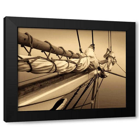 Breaking the Mist II Black Modern Wood Framed Art Print with Double Matting by LeBlanc, Frederick J.