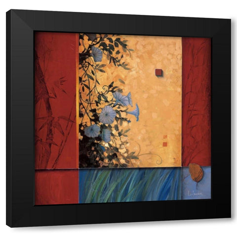 Artists Garden Black Modern Wood Framed Art Print by Li-Leger, Don