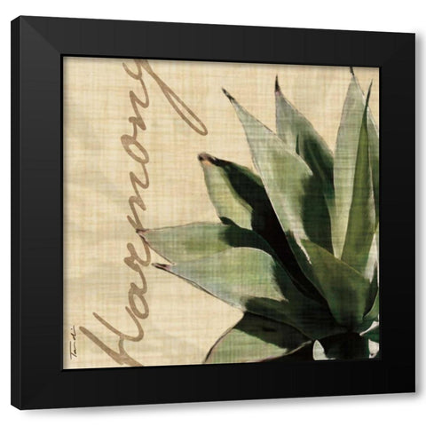 Harmony Black Modern Wood Framed Art Print with Double Matting by Venter, Tandi