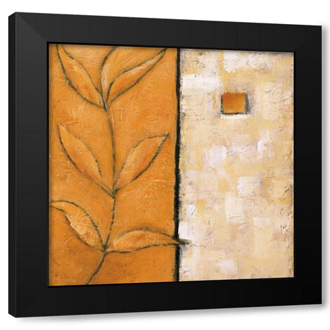 Seasons II Black Modern Wood Framed Art Print by Salemink-Roos, Ursula