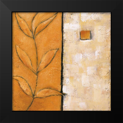 Seasons II Black Modern Wood Framed Art Print by Salemink-Roos, Ursula