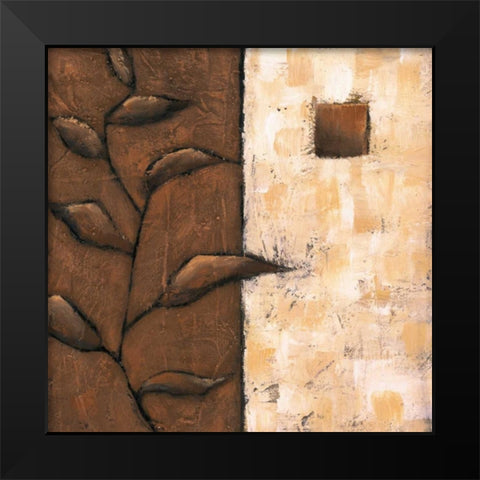 Seasons III Black Modern Wood Framed Art Print by Salemink-Roos, Ursula