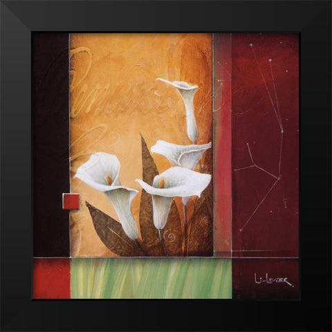 Reminiscence Black Modern Wood Framed Art Print by Li-Leger, Don