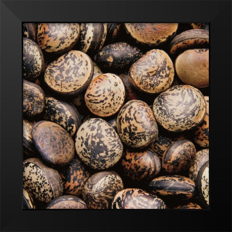 Pebble Textures Black Modern Wood Framed Art Print by Maihara/Watt, Jeff/Boyce
