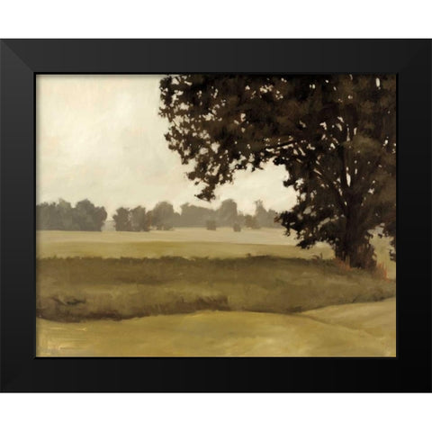 Summer Secret Black Modern Wood Framed Art Print by Lightell, Megan