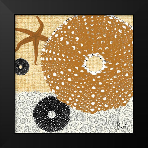 Tidepool Dreams I Black Modern Wood Framed Art Print by Basil, Jason