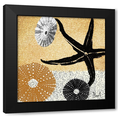 Tidepool Dreams II Black Modern Wood Framed Art Print with Double Matting by Basil, Jason