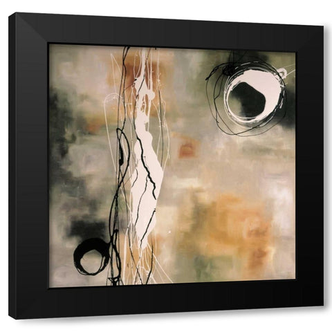 Grove Black Modern Wood Framed Art Print with Double Matting by Maitland, Laurie