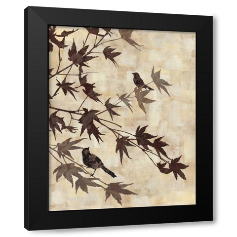 Maple Chorus I Black Modern Wood Framed Art Print by Mallett, Keith