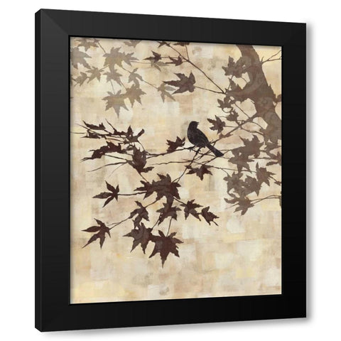Maple Chorus II Black Modern Wood Framed Art Print with Double Matting by Mallett, Keith