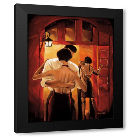 Tango Shop I Black Modern Wood Framed Art Print by Biddle, Trish