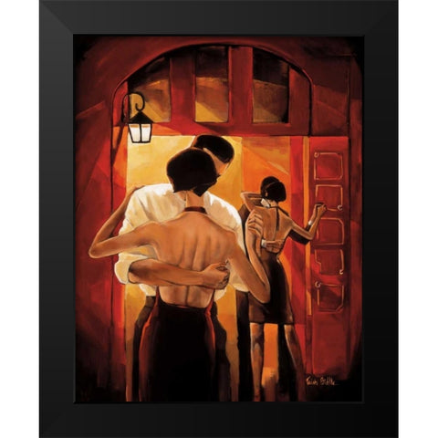 Tango Shop I Black Modern Wood Framed Art Print by Biddle, Trish