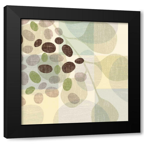 Spa II Black Modern Wood Framed Art Print with Double Matting by Ahava