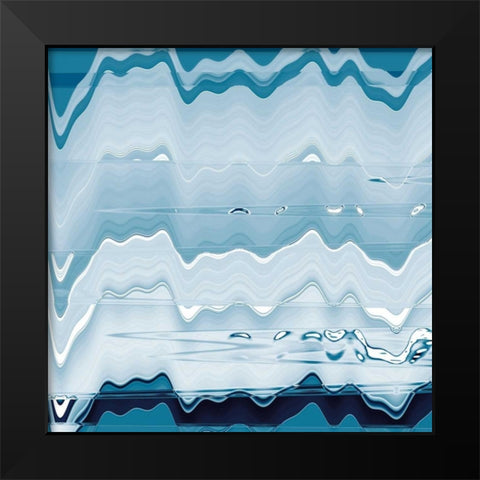 Ice Pools Black Modern Wood Framed Art Print by Butler, Jane-Ann