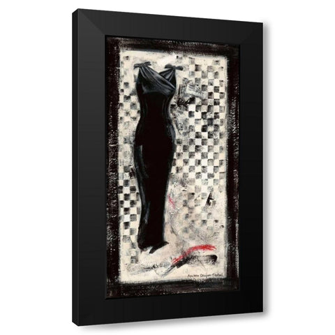 Going Retro II Black Modern Wood Framed Art Print with Double Matting by Stajan-Ferkul, Andrea