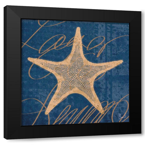 By the Seashore III Black Modern Wood Framed Art Print by Basil, Jason