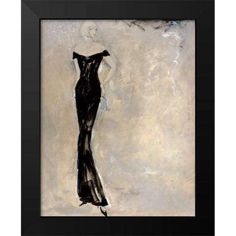 Colors of Night I Black Modern Wood Framed Art Print by Stajan-Ferkul, Andrea