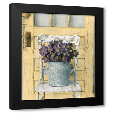 Cottage Bouquet I Black Modern Wood Framed Art Print by Atria, Cristin